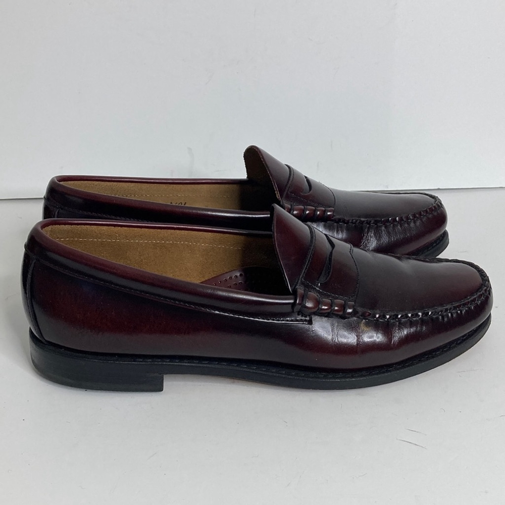 G.H. Bass & Co. Burgundy Leather Penny Loafers